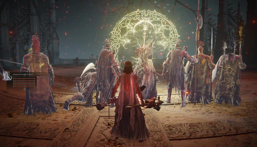 《艾爾登法環》同時召喚7個騎士骨灰MOD