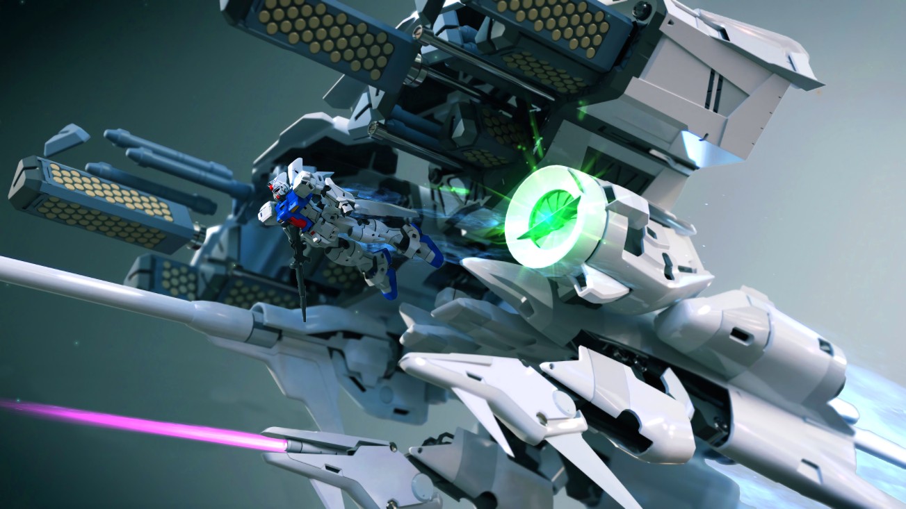 《Wallpaper Engine》高達試作3號機石斛蘭動態壁紙