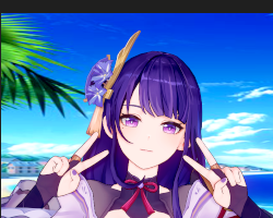 《戀活Sunshine》海灘少女雷電將軍MOD