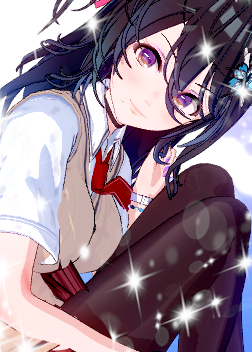 《戀活Sunshine》黑發(fā)紫瞳制服小姐姐MOD