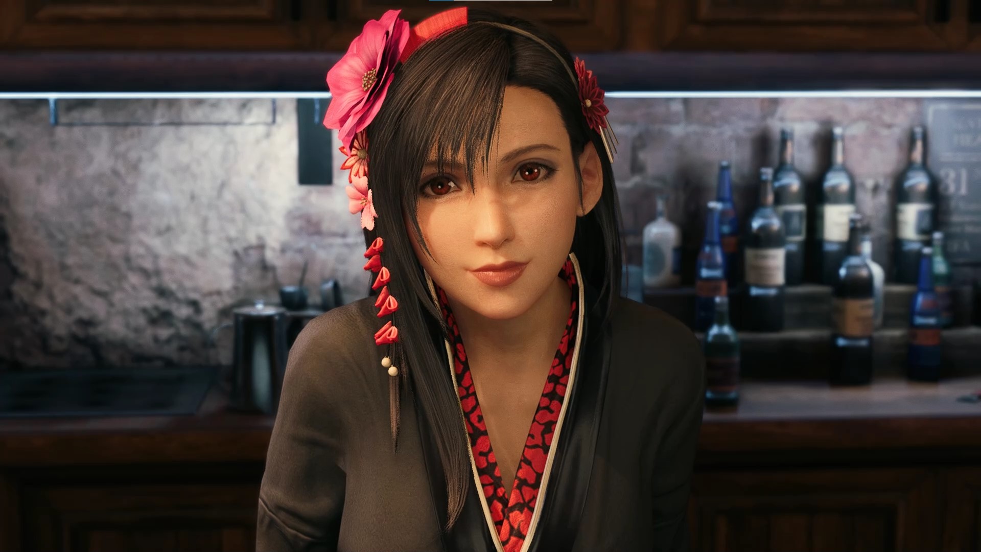 《最終幻想7：重制版》蒂法五臺(tái)服裝的ALT化妝MOD