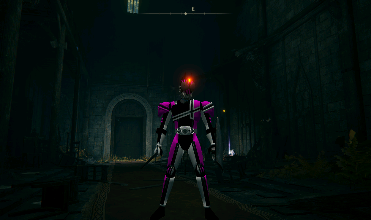 《艾爾登法環》假面騎士帝騎替換流浪騎士MOD