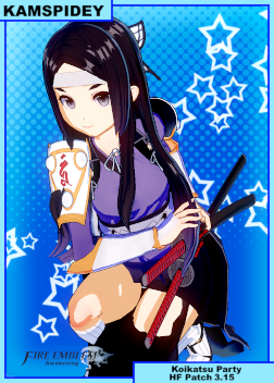 《戀活Sunshine》黑發可愛少女武士MOD