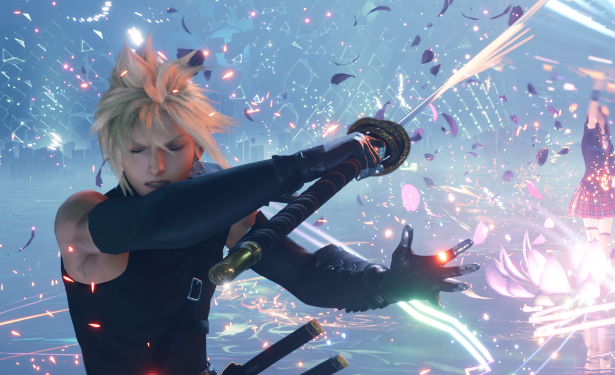 《最終幻想7：重制版》克勞德龍紋武士刀MOD