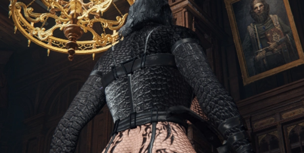 《艾爾登法環》鱷魚皮紋身女性替換卡利亞騎士套MOD