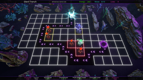 太空自然攻擊塔防御