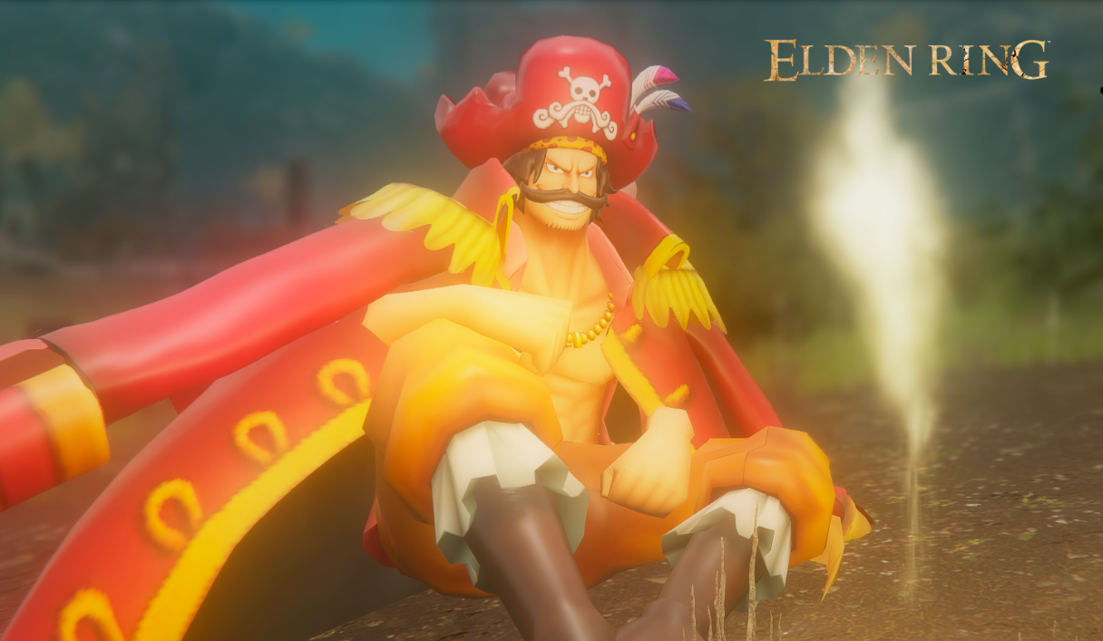 《艾爾登法環》海賊王哥爾D羅杰替換布萊澤套MOD