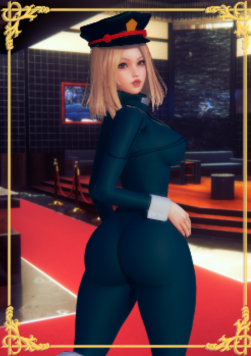 《AI少女》性感緊身衣女乘務(wù)員MOD