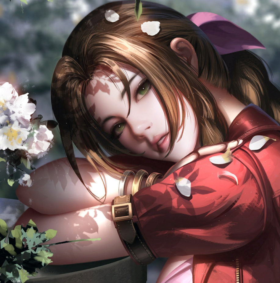 《最終幻想7：核心危機重聚》絕美愛麗絲同人圖超清壁紙