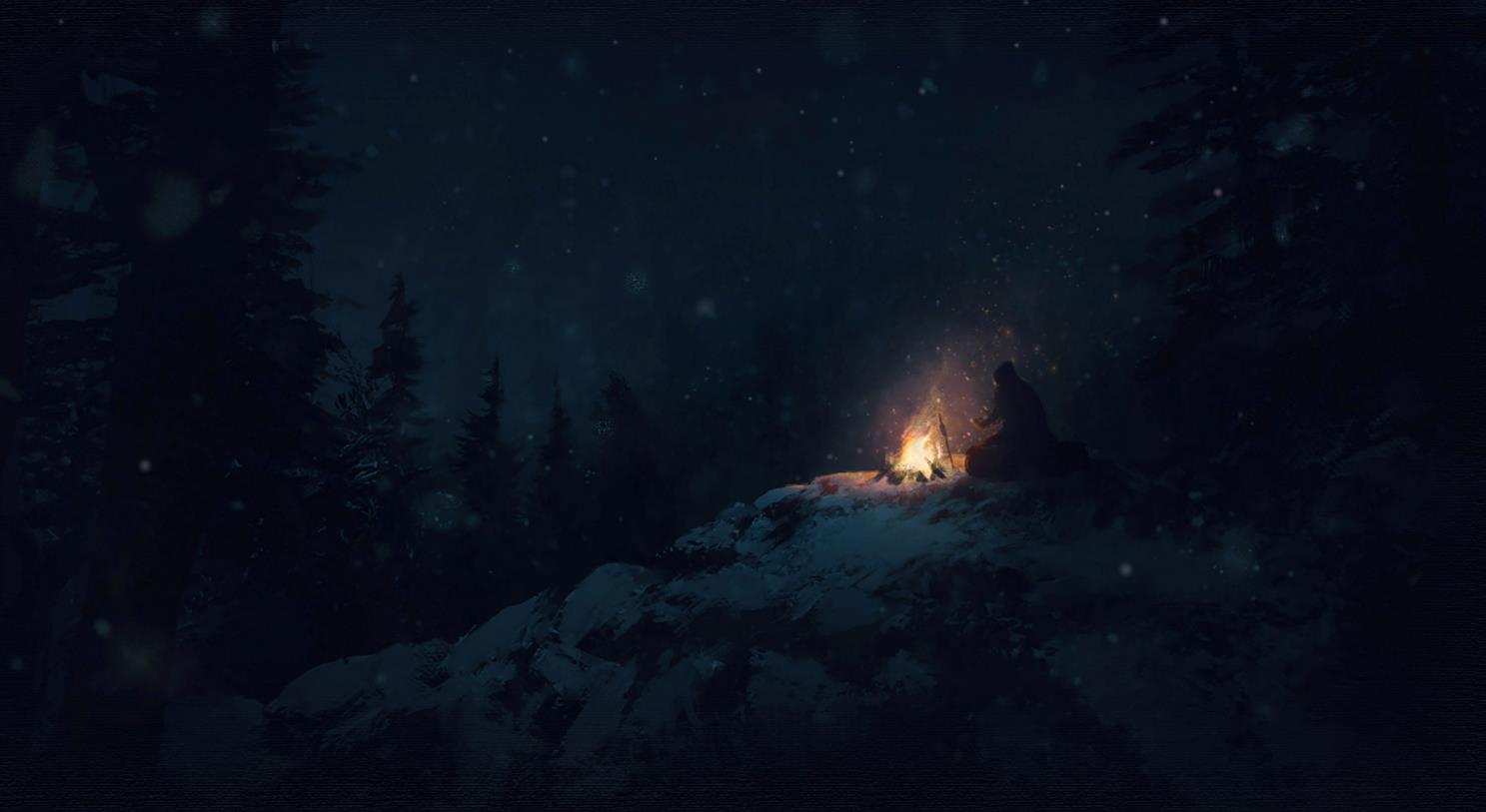 《Wallpaper Engine》中世紀王朝晚間營火動態壁紙