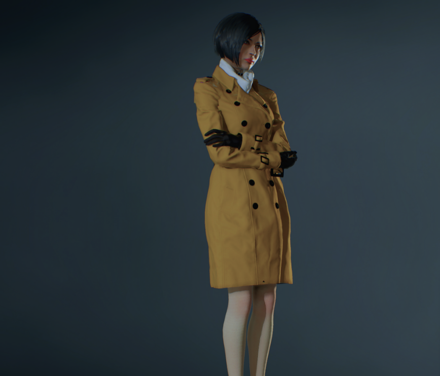 《生化危機2：重制版》艾達蛇蝎美人金象牙外套MOD[僅支持舊版本]