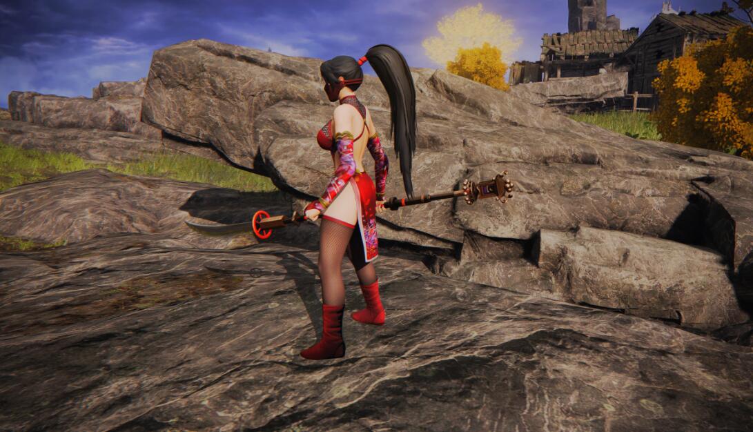 《艾爾登法環》死或生5紅葉忍者套MOD