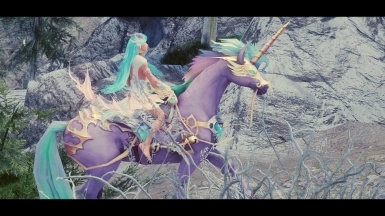 《上古卷軸5：天際重制版》召喚獨角獸坐騎MOD