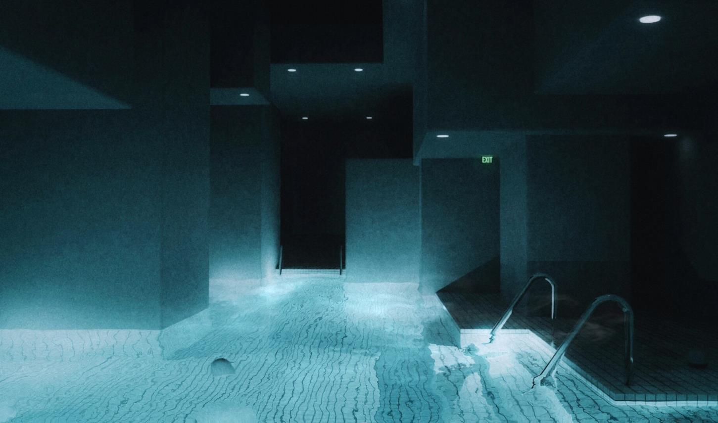 《Wallpaper Engine》3D泳池房間動態壁紙