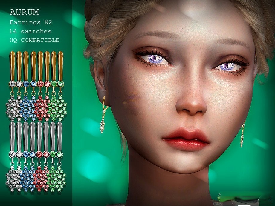 《模擬人生4》精致奢華鉆石耳環MOD