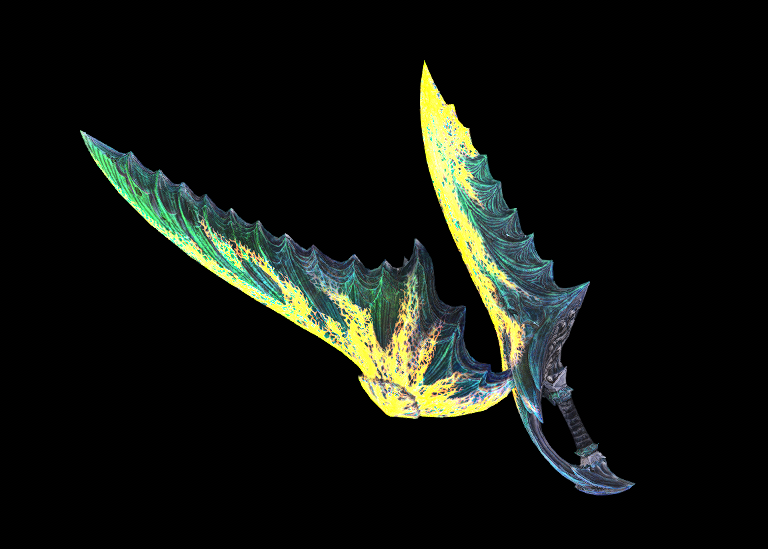 《怪物獵人：崛起》碎光之雙閃武器外觀MOD