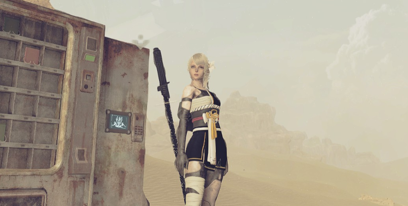 《尼爾：機械紀元》A2小姐姐和服凱恩發型MOD