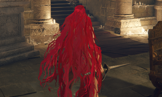 《艾爾登法環》黑暗之魂3環印城公主物理長發MOD