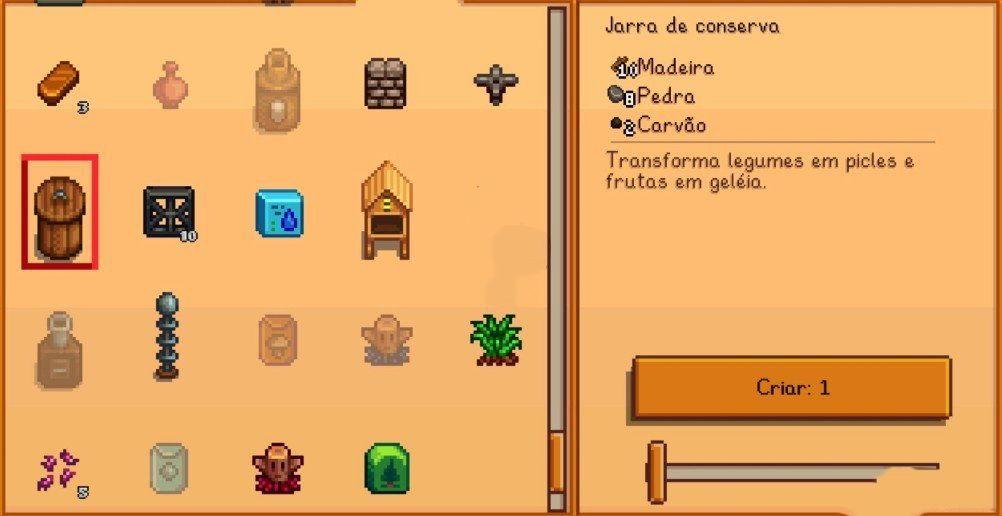 《星露谷物語》道具配方簡化MOD