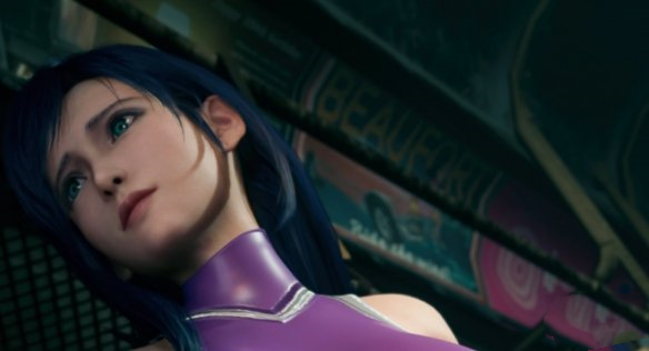 《最終幻想7：重制版》蒂法絕美cos對魔忍井河阿薩姬MOD