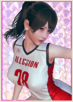 《AI少女》黑發(fā)單馬尾籃球美少女MOD