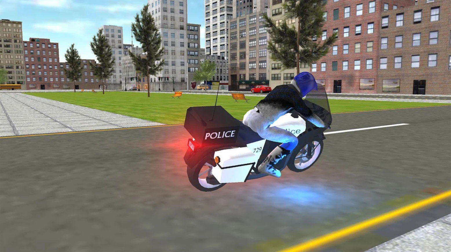 真實(shí)警察摩托車(chē)模擬器