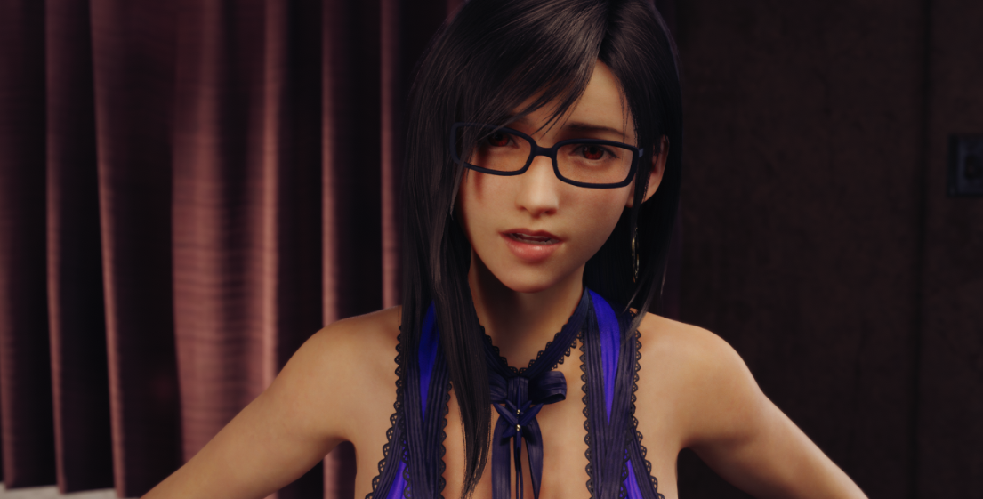 《最終幻想7：重制版》蒂法知性女教師性感身材v1.71MOD[支持發色變化]