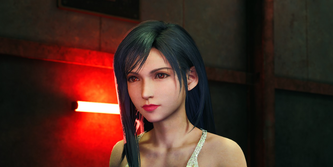 《最終幻想7：重制版》蒂法金色連衣裙MOD