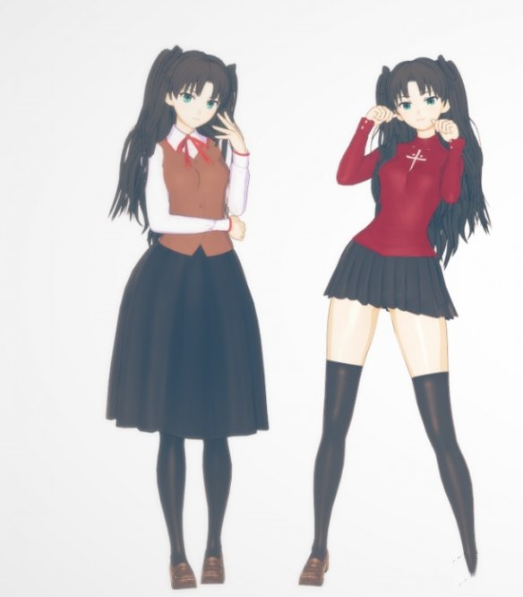 《戀活Sunshine》FGO雙馬尾美少女遠(yuǎn)坂凜MOD