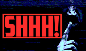 噓！