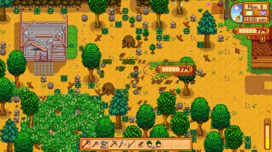《星露谷物語》自動拾取開關MOD