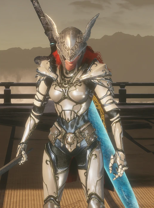 《只狼：影逝二度》法環女武神銀盔甲替換狼MOD