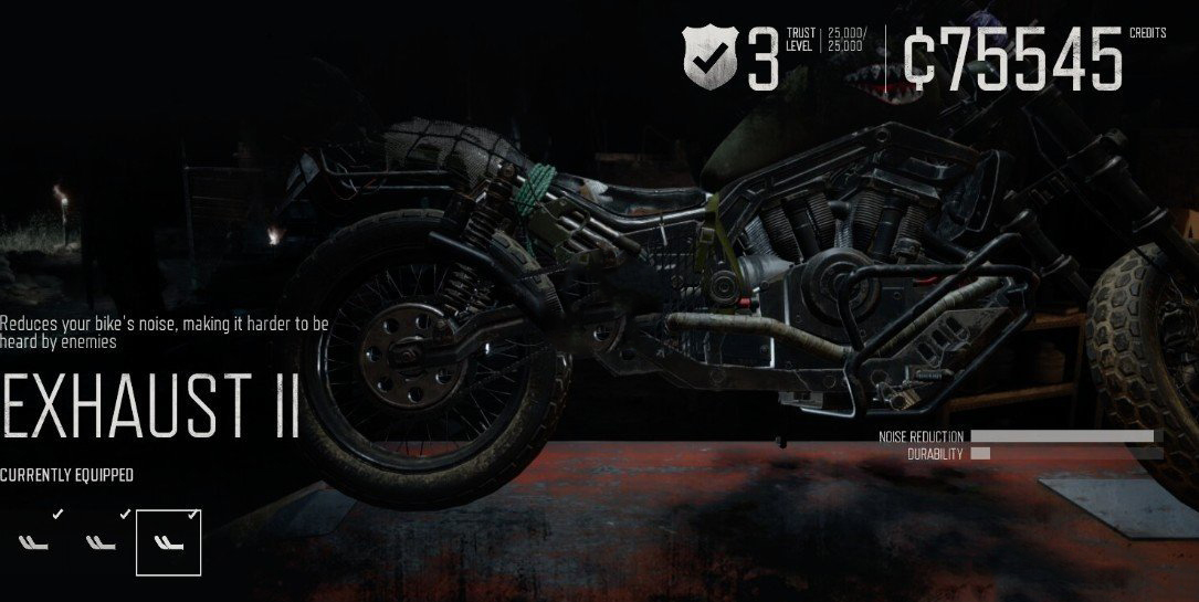 《往日不再》摩托車零件平衡MOD