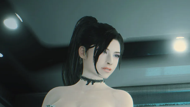 《生化危機2：重制版》克萊爾艾達暗黑性感婚紗高馬尾款MOD