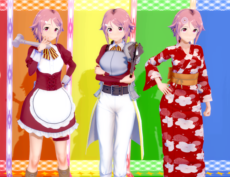《戀活Sunshine》可愛粉毛美少女MOD