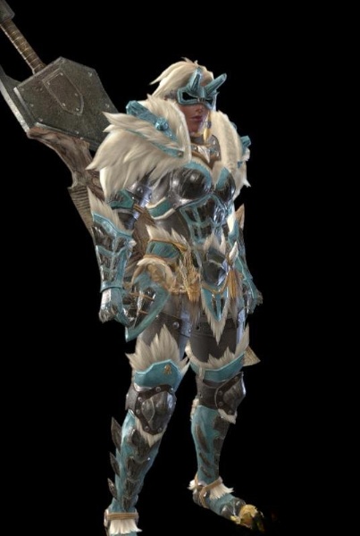 《怪物獵人：崛起》雪鬼獸套裝護(hù)目鏡可穿戴MOD