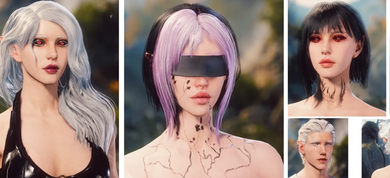 《博德之門3》Ren多款獨特發型MOD