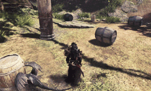 《怪物獵人：世界》金屬風笛替換為巨獸錘MOD