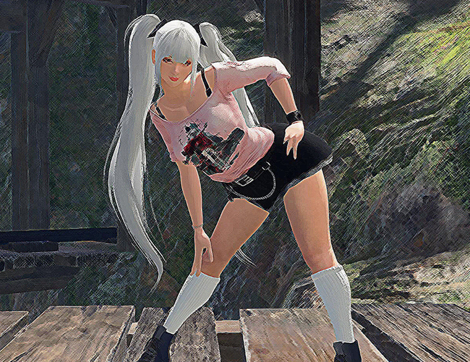 《怪物獵人崛起：曙光》青春活潑少女粉制服MOD