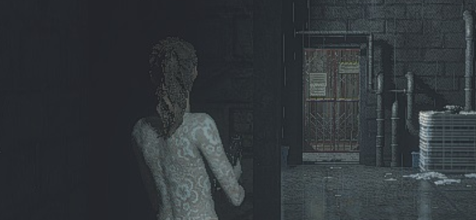 《生化危機2：重制版》克萊爾半透白色蕾絲上衣MOD[僅支持舊版本]