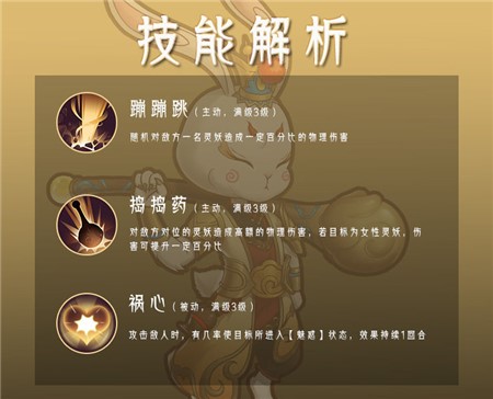 《山海有靈妖》玉兔玩法推薦