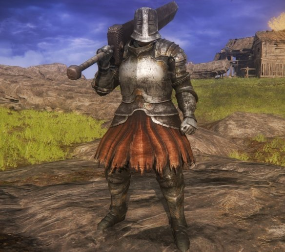 《艾爾登法環》黑暗之魂黑鐵鎧甲取代浪人鎧甲MOD