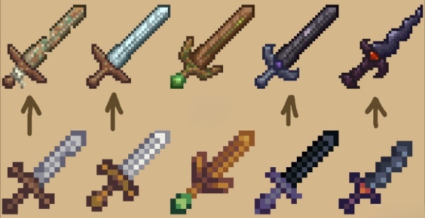 《星露谷物語》動態武器美化包MOD