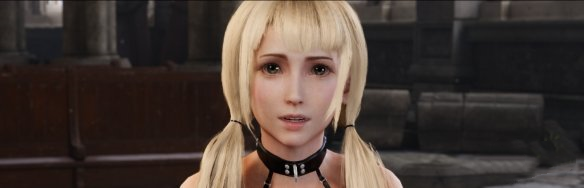 《最終幻想7：重制版》愛麗絲黑色愛戀衣金發雙馬尾MOD
