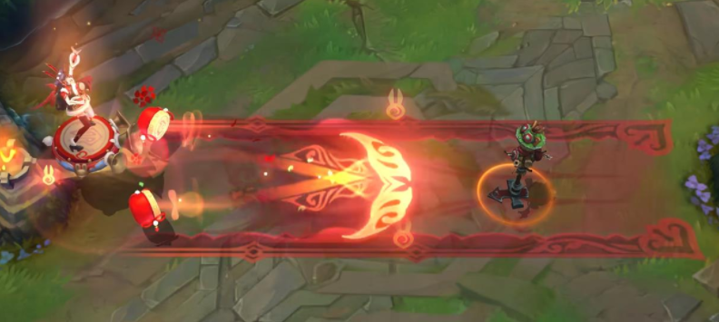 《英雄聯(lián)盟手游》新春薩勒芬妮皮膚一覽