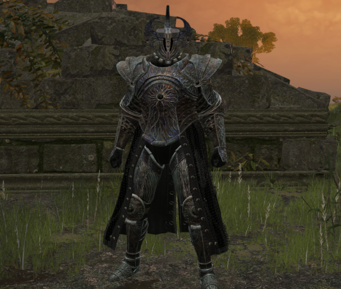 《艾爾登法環(huán)》蔚藍(lán)紋理熔爐騎士鎧甲MOD