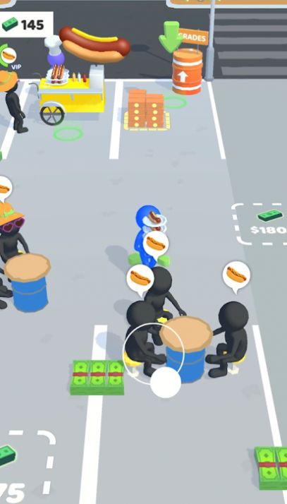 放置食品車