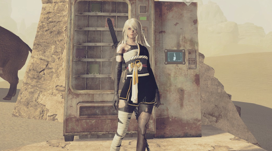 《尼爾：機械紀元》A2小姐姐極道和服MOD