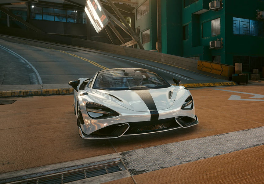 《賽博朋克2077》邁凱倫765LT跑車MOD[支持v2.01]