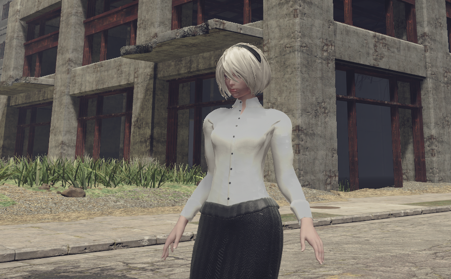 《尼爾：機械紀元》2B小姐姐辦公室女秘書裝MOD